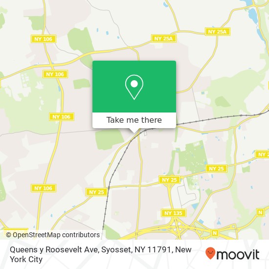 Queens y Roosevelt Ave, Syosset, NY 11791 map
