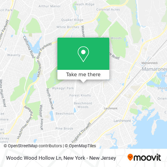 Woodc Wood Hollow Ln map