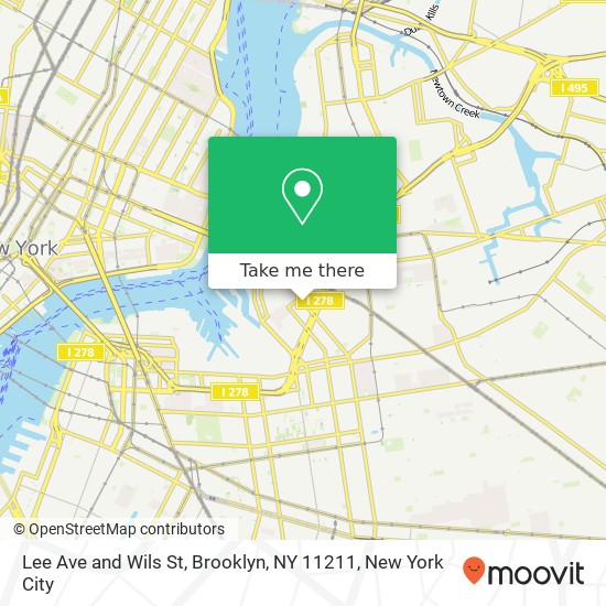Mapa de Lee Ave and Wils St, Brooklyn, NY 11211