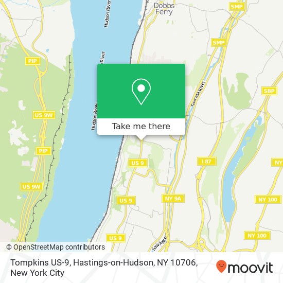 Tompkins US-9, Hastings-on-Hudson, NY 10706 map