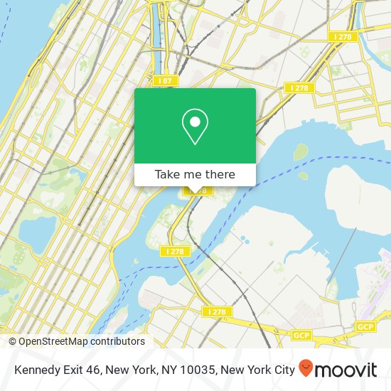 Kennedy Exit 46, New York, NY 10035 map