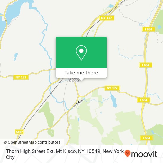 Mapa de Thorn High Street Ext, Mt Kisco, NY 10549