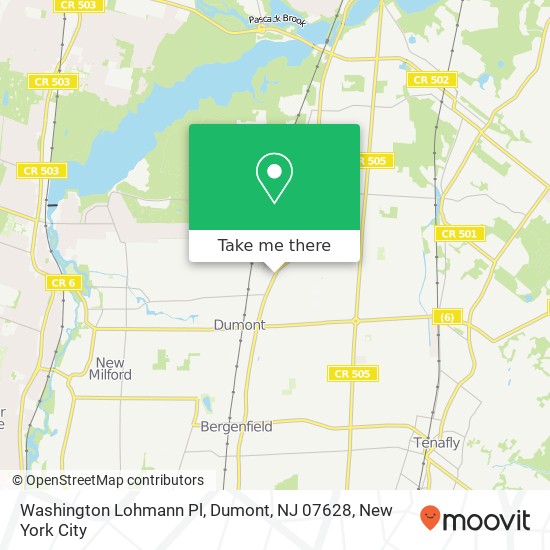 Washington Lohmann Pl, Dumont, NJ 07628 map