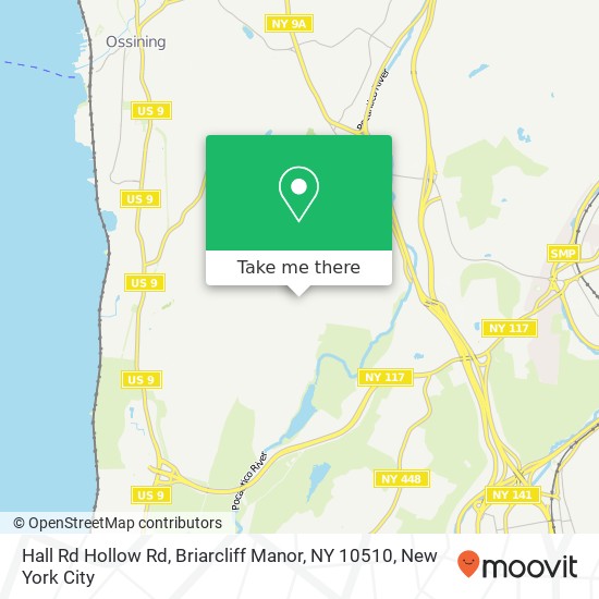 Hall Rd Hollow Rd, Briarcliff Manor, NY 10510 map