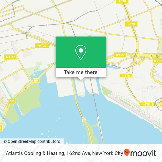 Mapa de Atlantis Cooling & Heating, 162nd Ave