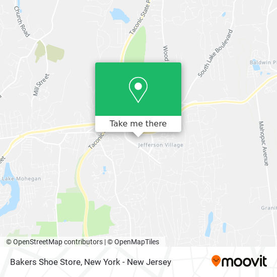 Mapa de Bakers Shoe Store