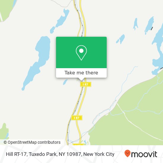 Hill RT-17, Tuxedo Park, NY 10987 map