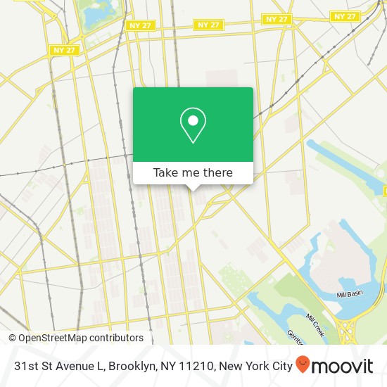 31st St Avenue L, Brooklyn, NY 11210 map