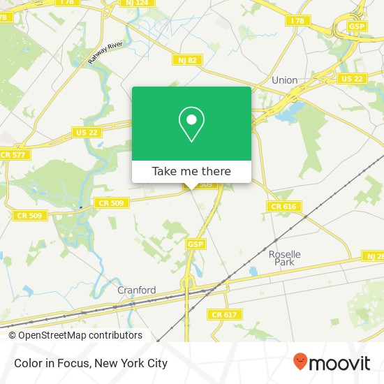 Color in Focus map