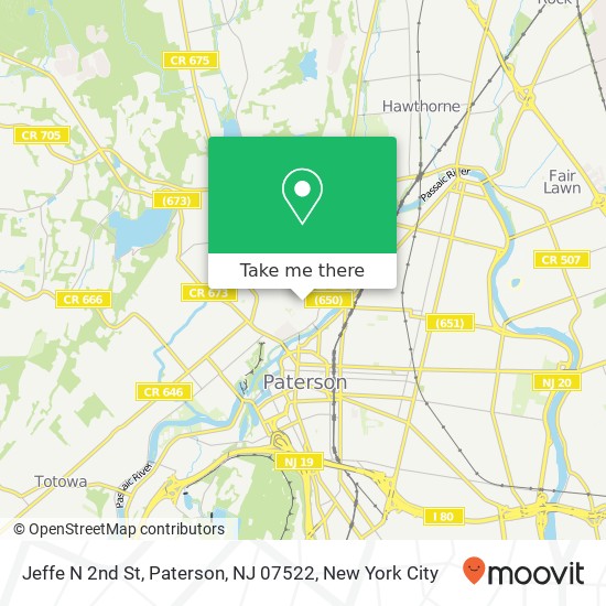 Jeffe N 2nd St, Paterson, NJ 07522 map