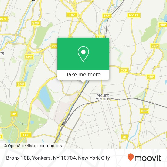Bronx 10B, Yonkers, NY 10704 map