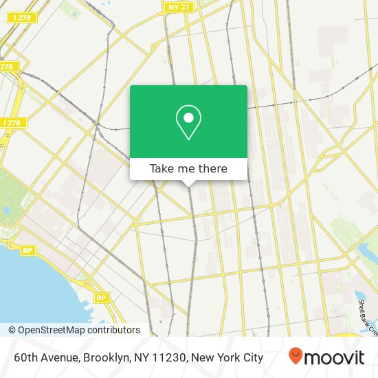 60th Avenue, Brooklyn, NY 11230 map