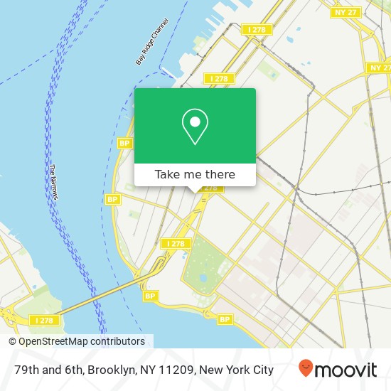 79th and 6th, Brooklyn, NY 11209 map