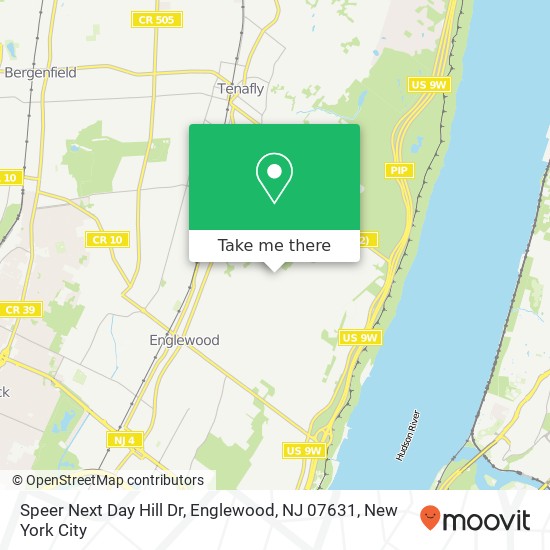 Mapa de Speer Next Day Hill Dr, Englewood, NJ 07631