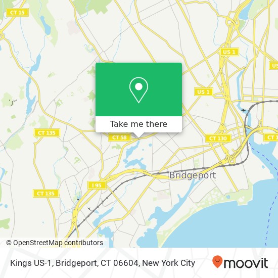 Kings US-1, Bridgeport, CT 06604 map