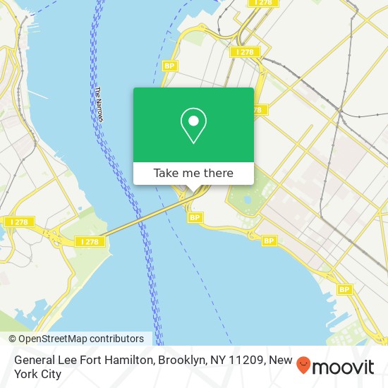 General Lee Fort Hamilton, Brooklyn, NY 11209 map