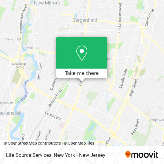 Life Source Services map