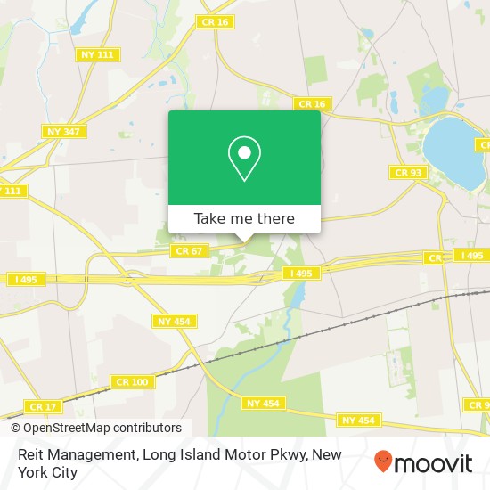 Mapa de Reit Management, Long Island Motor Pkwy