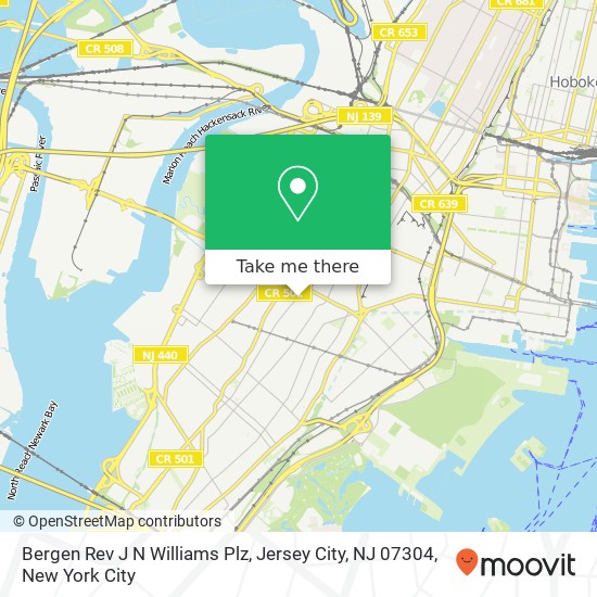 Bergen Rev J N Williams Plz, Jersey City, NJ 07304 map