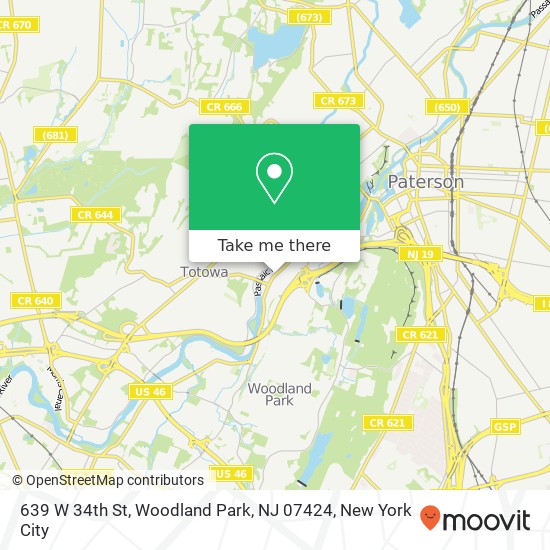 639 W 34th St, Woodland Park, NJ 07424 map