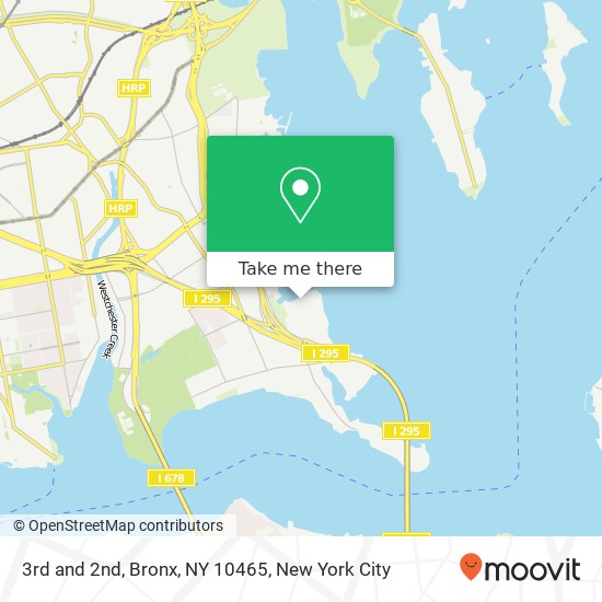 Mapa de 3rd and 2nd, Bronx, NY 10465