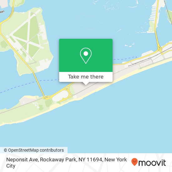 Mapa de Neponsit Ave, Rockaway Park, NY 11694