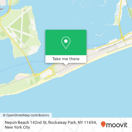 Nepon Beach 142nd St, Rockaway Park, NY 11694 map