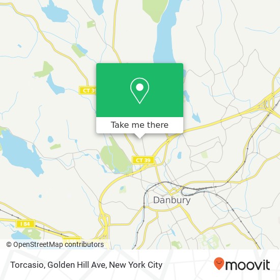 Torcasio, Golden Hill Ave map