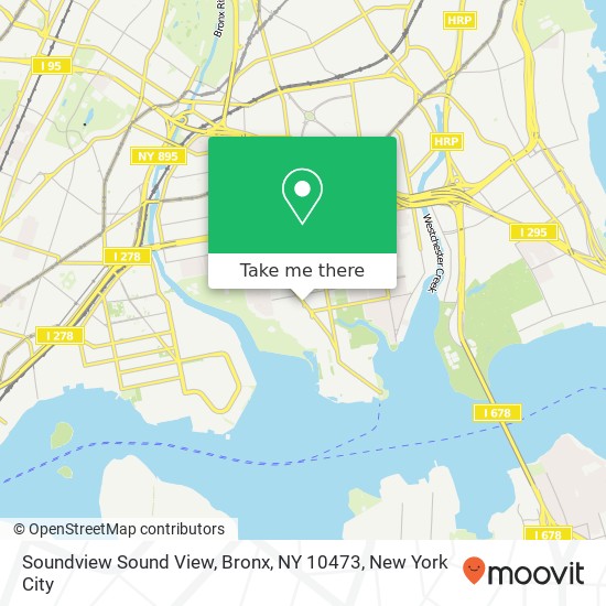 Soundview Sound View, Bronx, NY 10473 map
