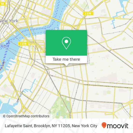 Lafayette Saint, Brooklyn, NY 11205 map