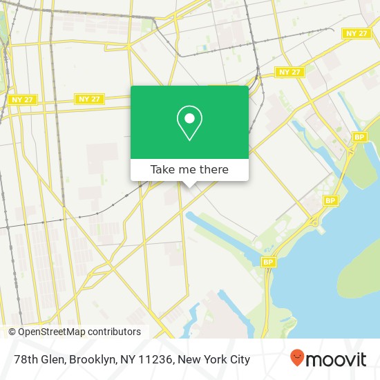 78th Glen, Brooklyn, NY 11236 map