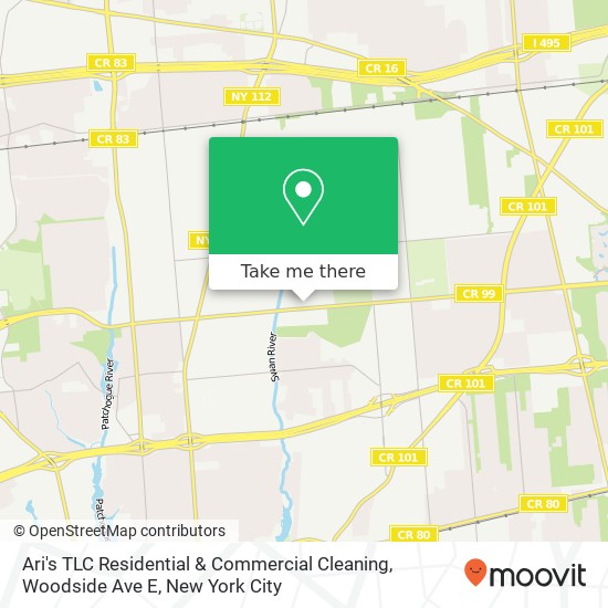 Ari's TLC Residential & Commercial Cleaning, Woodside Ave E map