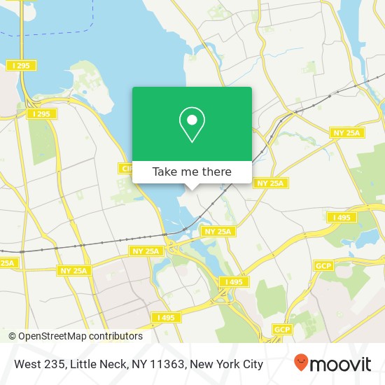 Mapa de West 235, Little Neck, NY 11363