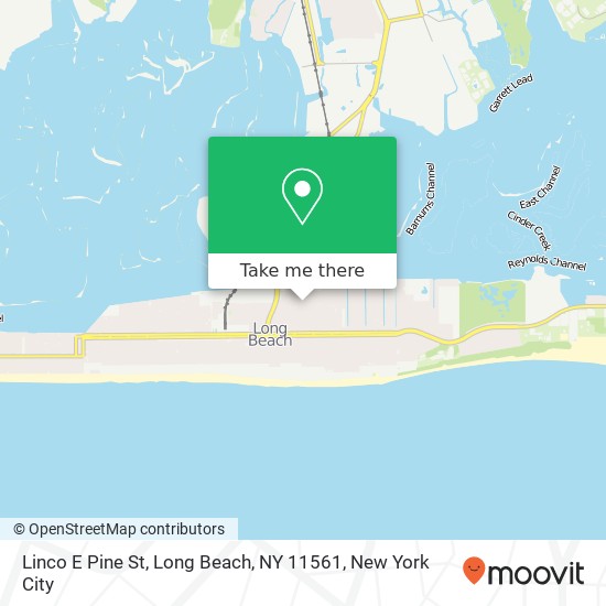 Mapa de Linco E Pine St, Long Beach, NY 11561