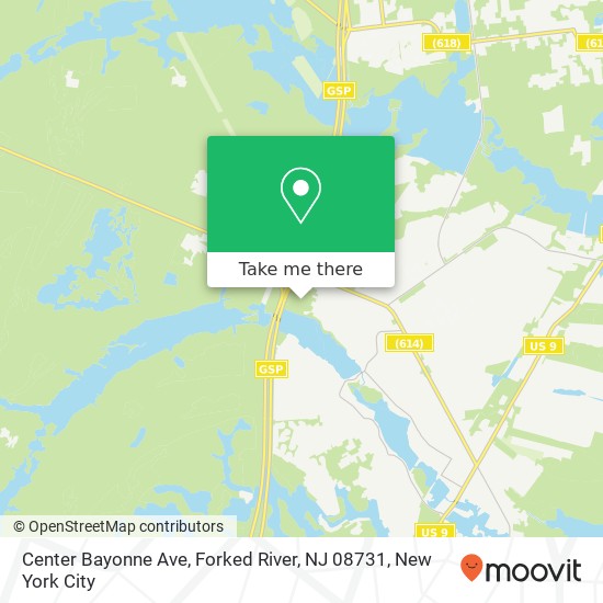 Center Bayonne Ave, Forked River, NJ 08731 map