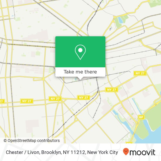 Chester / Livon, Brooklyn, NY 11212 map