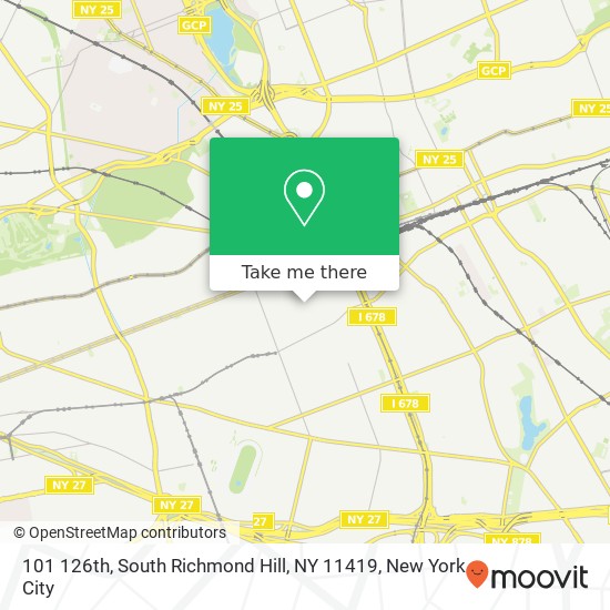 101 126th, South Richmond Hill, NY 11419 map