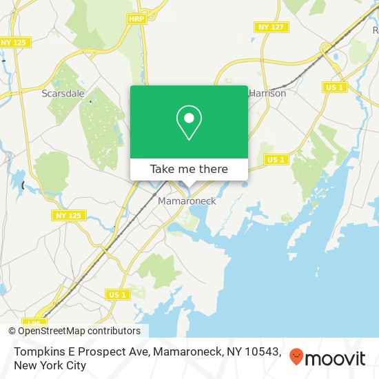 Tompkins E Prospect Ave, Mamaroneck, NY 10543 map