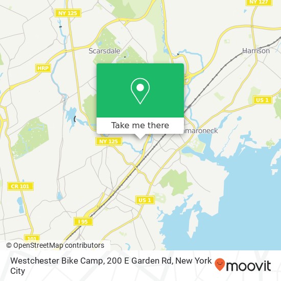 Westchester Bike Camp, 200 E Garden Rd map