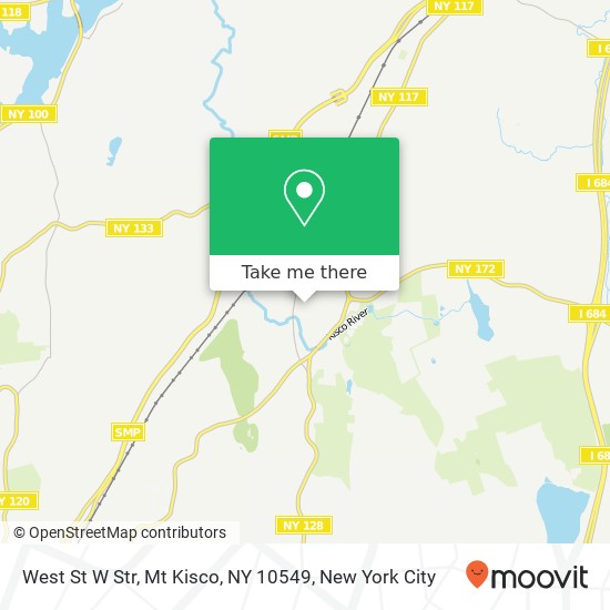 Mapa de West St W Str, Mt Kisco, NY 10549