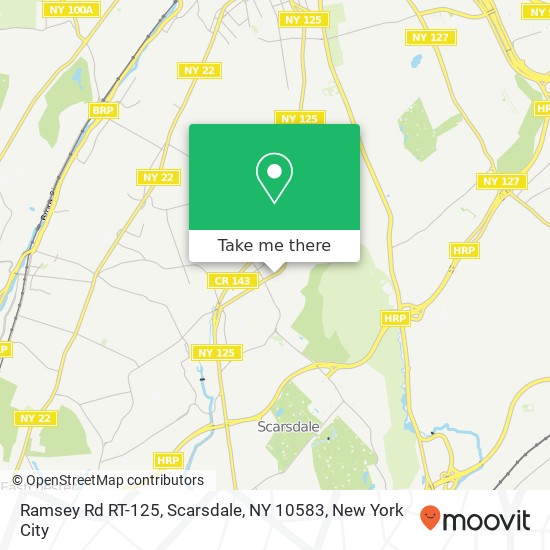 Mapa de Ramsey Rd RT-125, Scarsdale, NY 10583