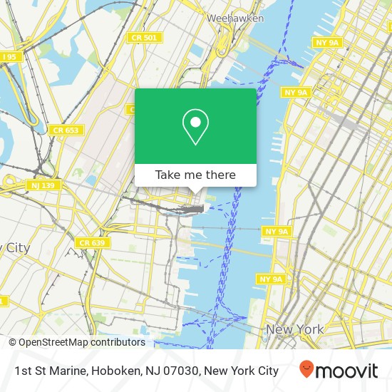 1st St Marine, Hoboken, NJ 07030 map