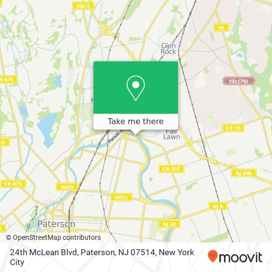 24th McLean Blvd, Paterson, NJ 07514 map