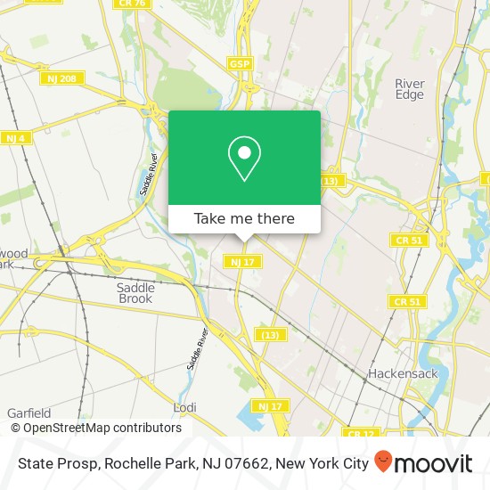 Mapa de State Prosp, Rochelle Park, NJ 07662