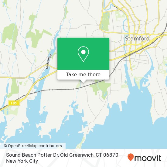 Mapa de Sound Beach Potter Dr, Old Greenwich, CT 06870