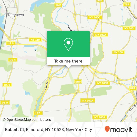 Babbitt Ct, Elmsford, NY 10523 map
