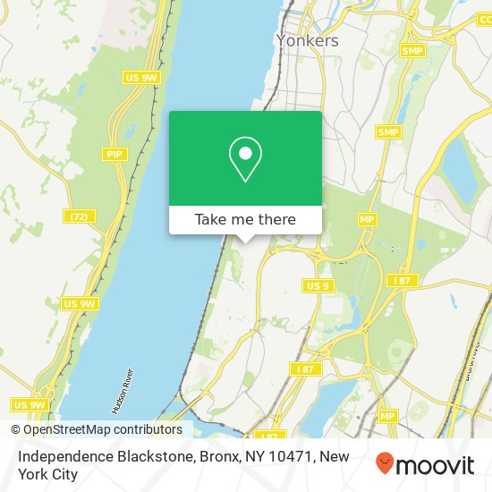 Mapa de Independence Blackstone, Bronx, NY 10471