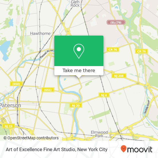 Mapa de Art of Excellence Fine Art Studio