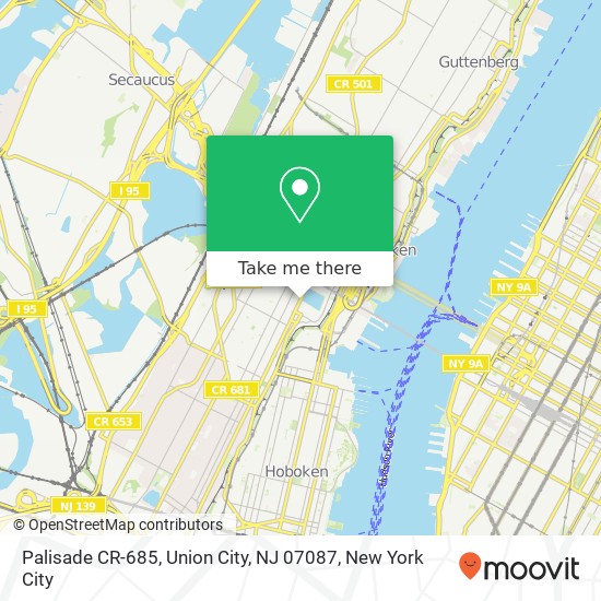 Palisade CR-685, Union City, NJ 07087 map