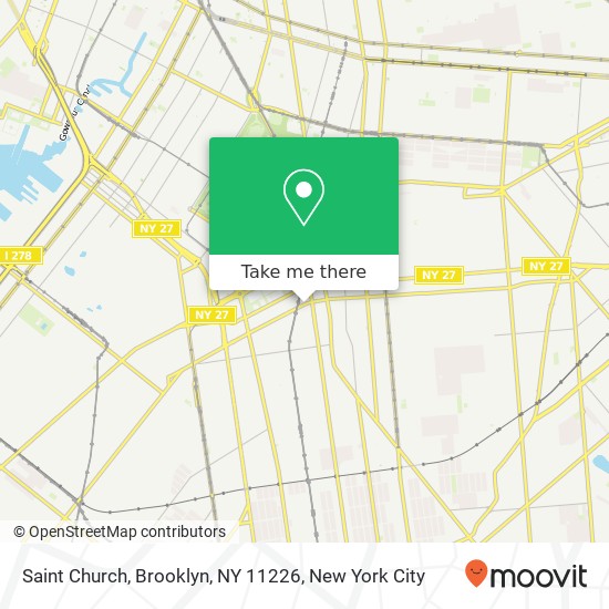 Saint Church, Brooklyn, NY 11226 map